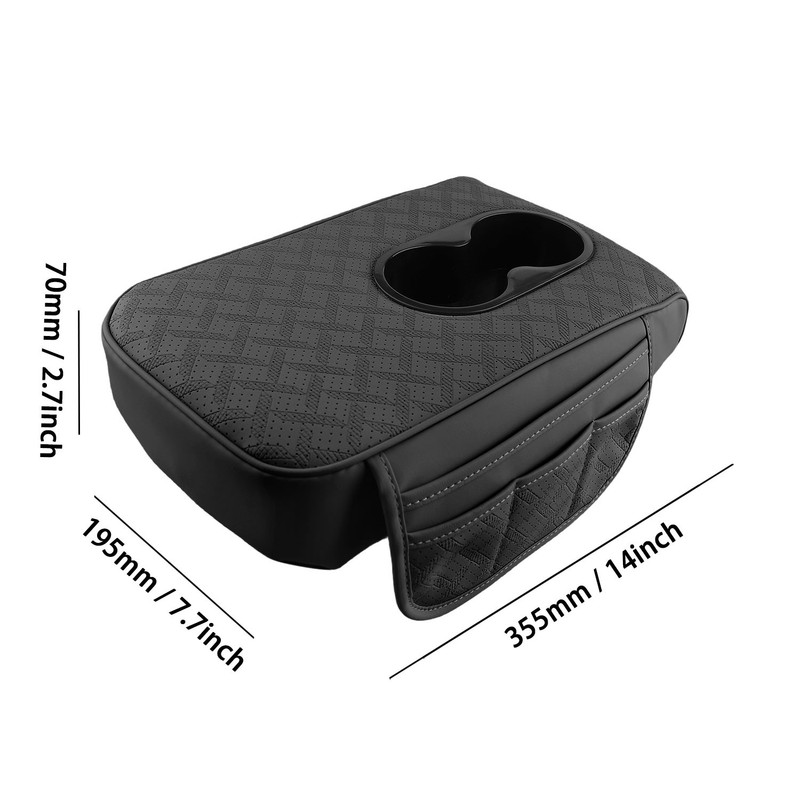 Universal Car Armrest Storage Box Heightening - Car Center Console Organizer gallery