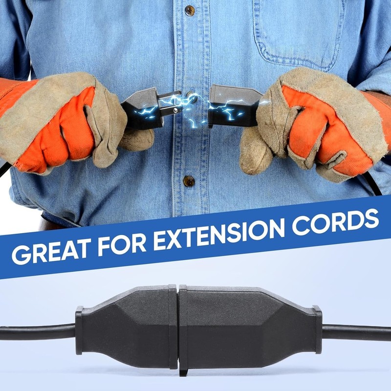 Extension Cord Replacement Plugs - 125V, 15A for Easy Repairs gallery