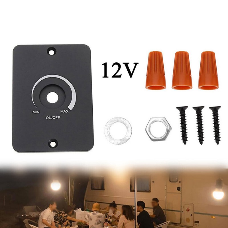DC 12V Dimmer Switch PWM LED Dimmer Switch For Motorhome Cars Boat Campervan RV gallery