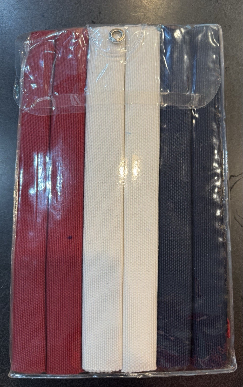 Red, White & Blue Cloth Placemat (6) & Napkin (6) Set, Sonoma Life & Style, New gallery