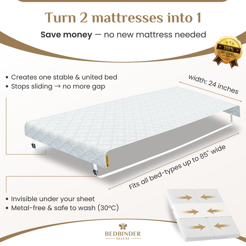 Bed Bridge ** BedBinders | Bed Gap Filler and Mattress Gap Filler – Twin to King gallery