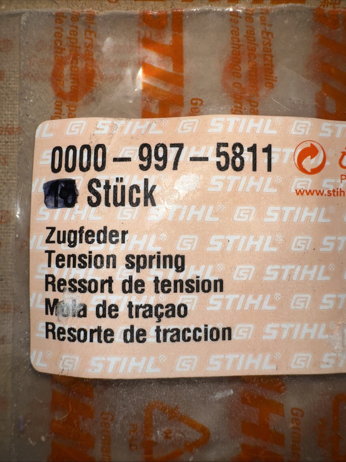 OEM STIHL 028 030 031 032 041 AV 08S TS350 TS360 CLUTCH SPRING 0000-997-5811 B18 gallery