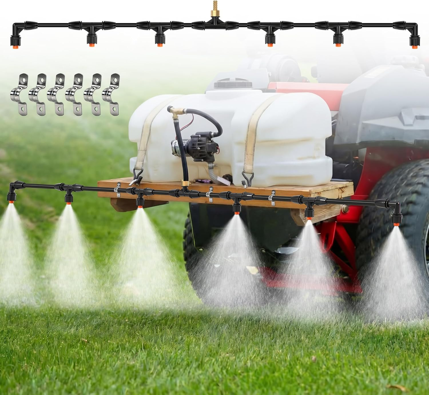 Boom Sprayer Wand ATV Sprayers Boom Kit with Fittings, Wide Coverage Sprayer Att gallery