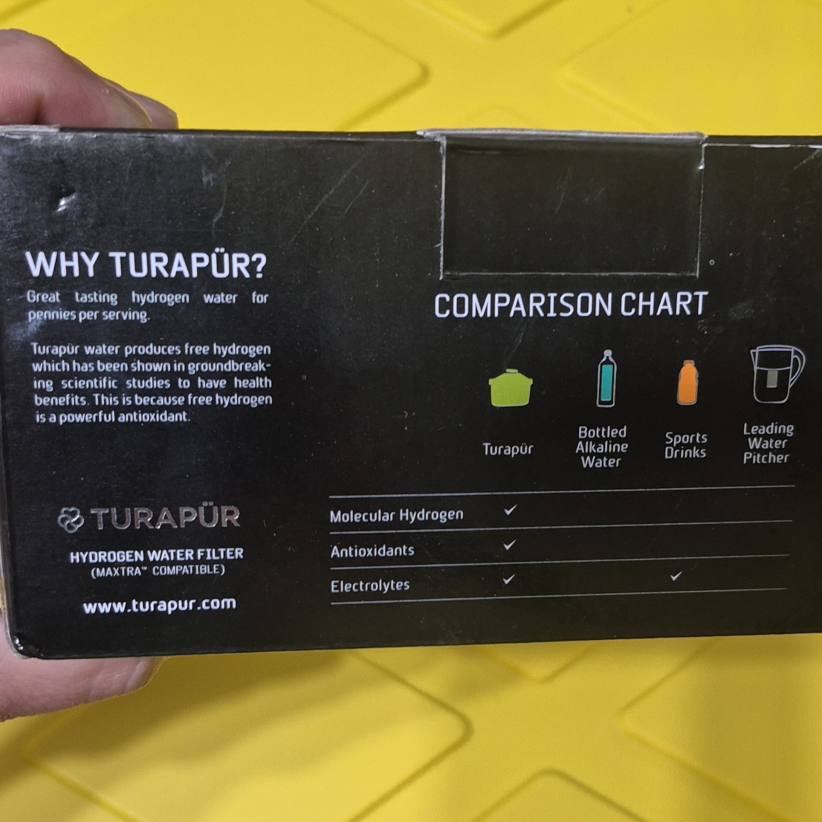 TURAPŪR Hydrogen Water Filter Cartridge 3-Pack for Brita Maxtra+ Jug gallery