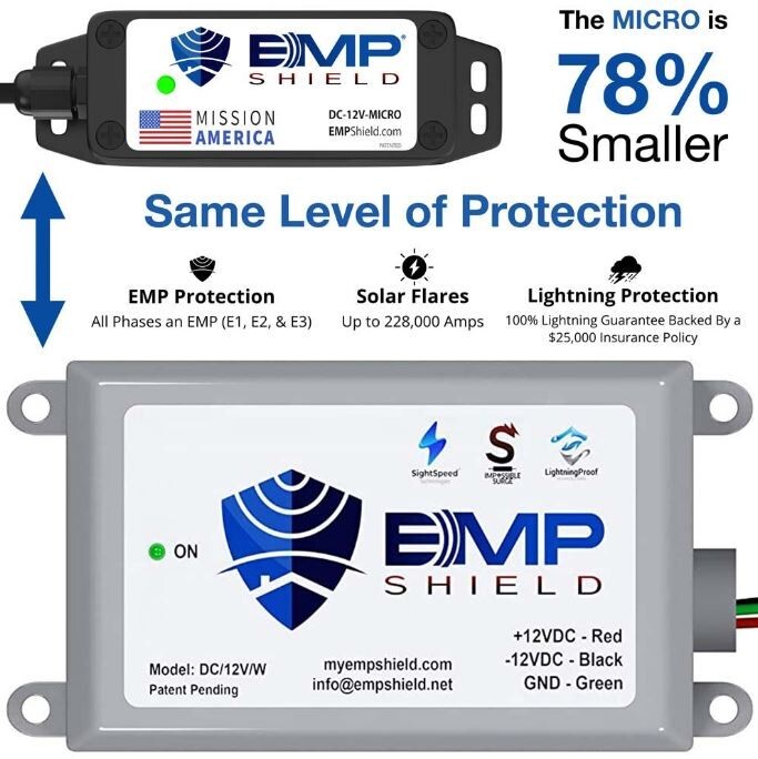EMP Shield Micro 12 Volt EMP & Lightning Protection for Vehicles DC-12V-MICRO gallery