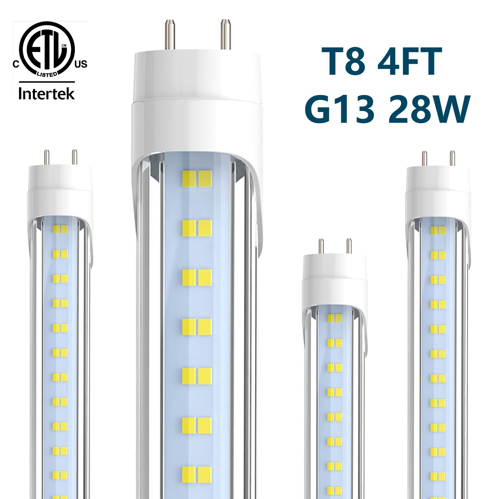 4FT LED Tube Shop Light Bulb 5000K 6000K G13 T8 28W Plug and Play Garage Lamp 4' gallery