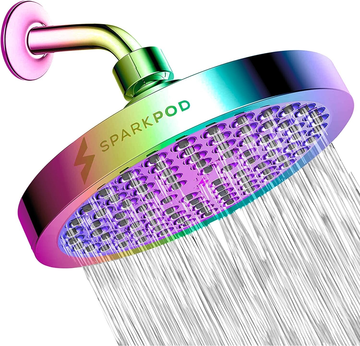 Shower Head - High Pressure Rain - Premium Quality Luxury Design - 1-Min Install gallery