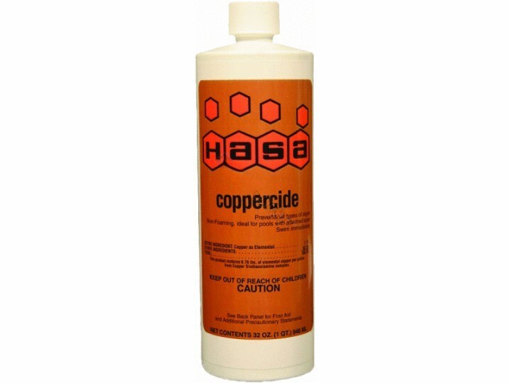 COPPERCIDE - NON-FOAMING COPPER BASED ALGAECIDE - QUART (HASA INC - 74021) gallery