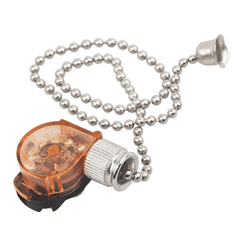 Ceiling Fan Light Switch E87438 Lamp Switch with 11 Beaded Pull Chain... gallery