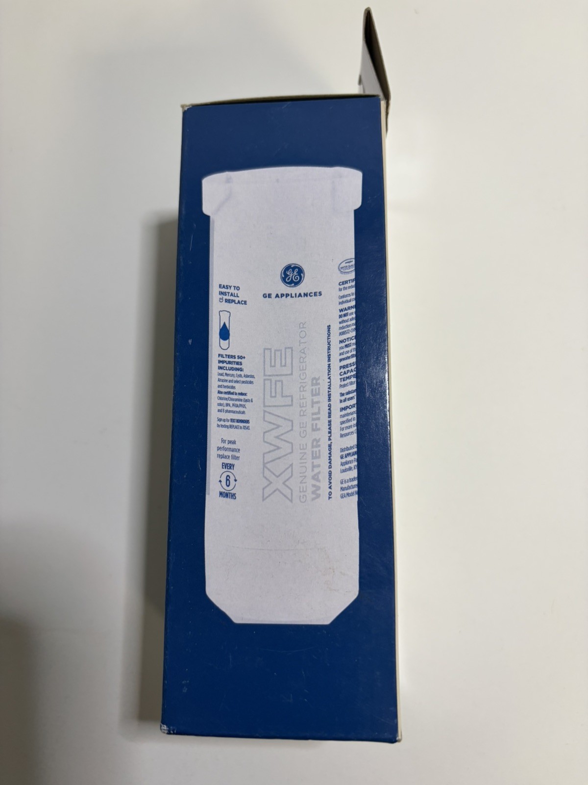 Genuine Refrigerator Water Filter XWFE GE Appliances New Sealed In Box gallery