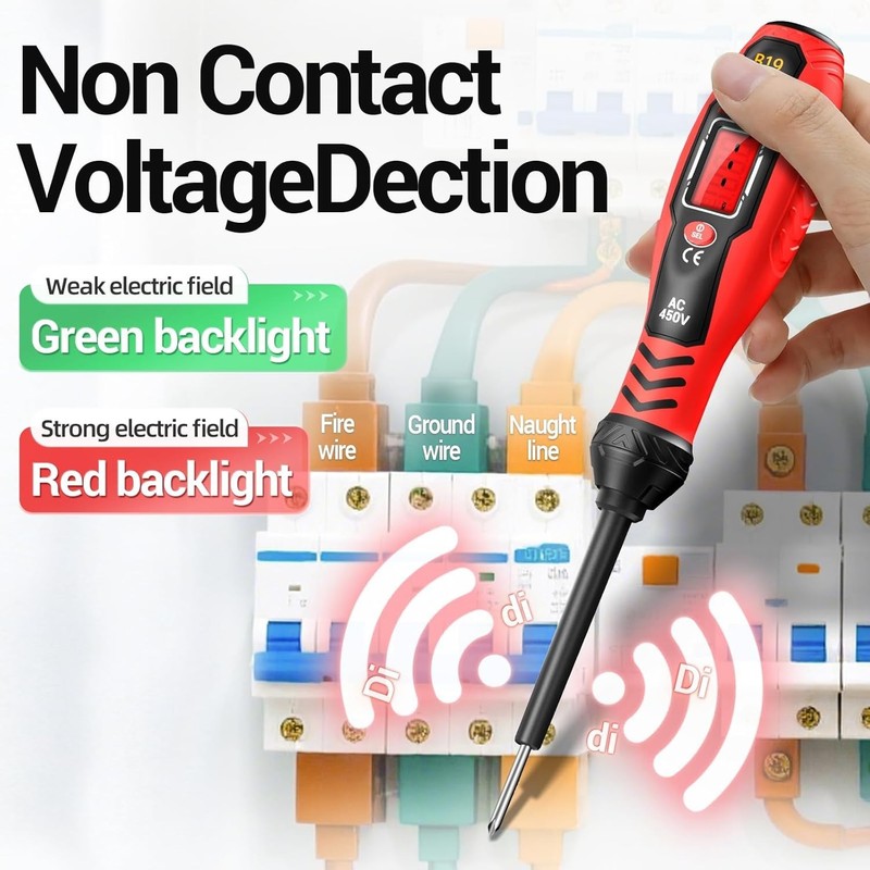 Voltage Tester w/Screwdriver Electrical Tester Tool Non Contact Voltage Detector gallery
