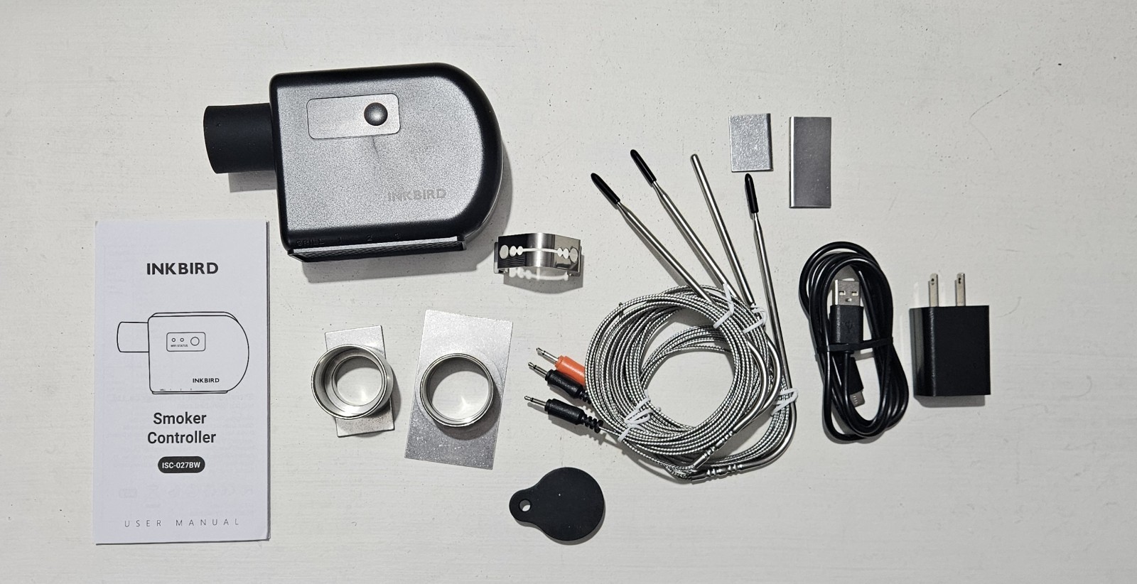 Wi-Fi & Bluetooth BBQ Smoker Temperature Controller with Automatic Smoker Fan, I gallery