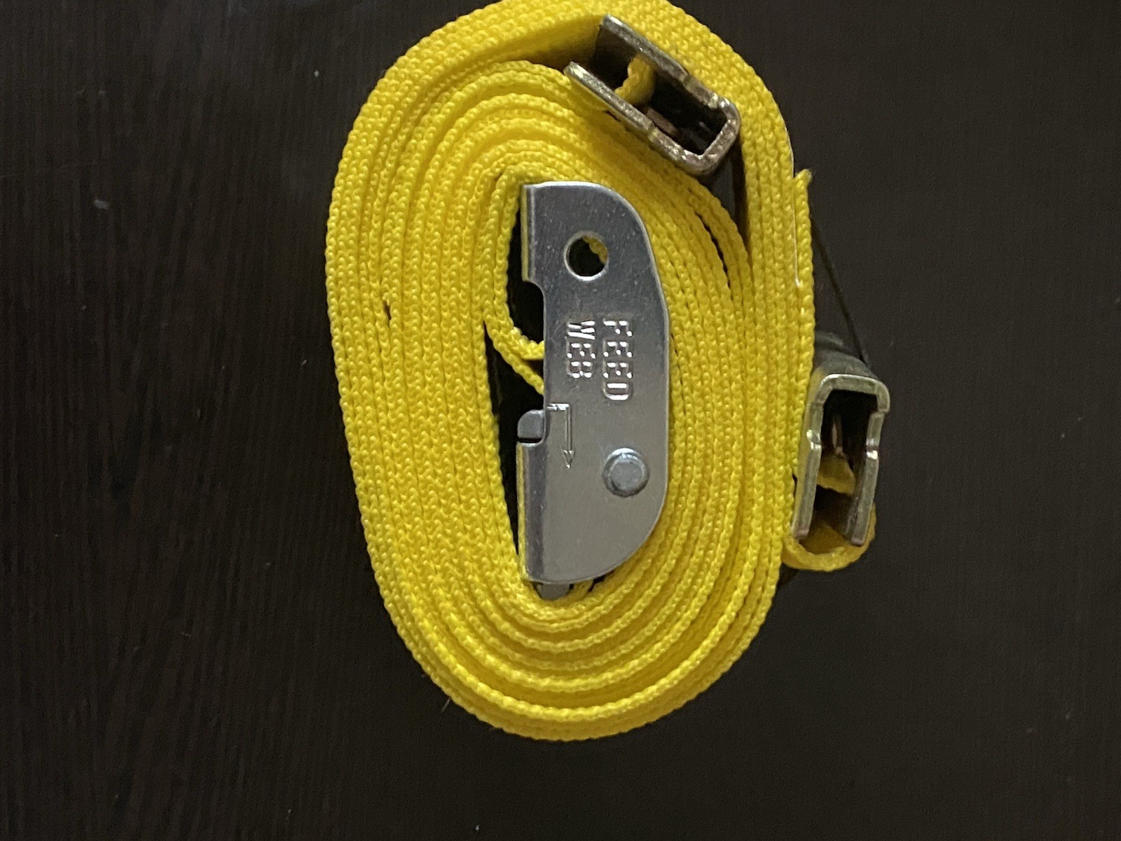 DOLECO " X 30' YELLOW RATCHET STRAP Ratchet Straps Heavy Duty, Buffers 833LBS gallery