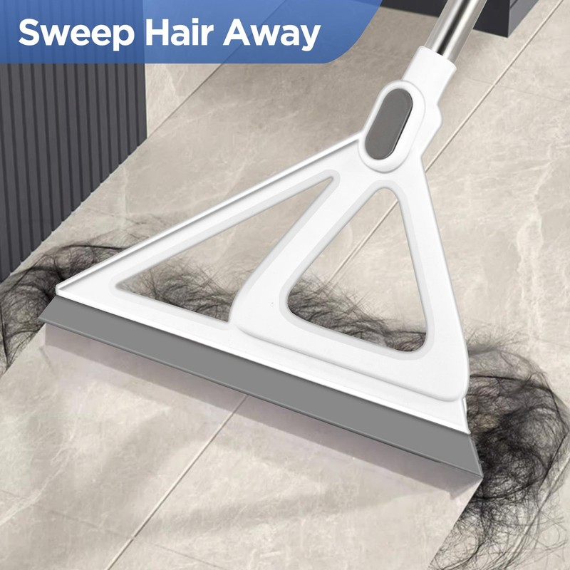 Multifunction Magic Broom, Squeegee Broom for Floor, Rubber 53 inches, Gray gallery