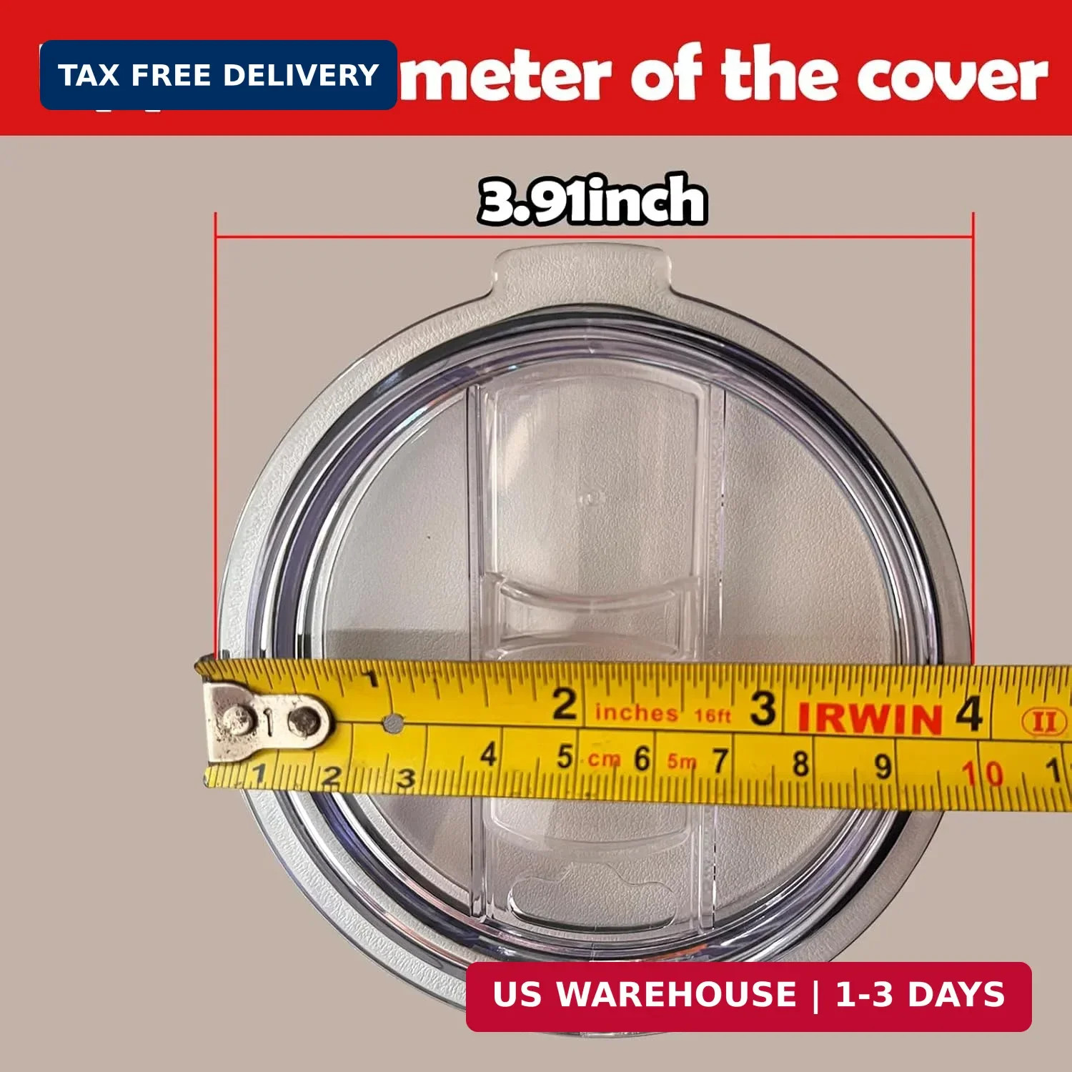 2 Replacement Lids for 30oz Stainless Steel Tumbler Lids - Only Replace The lid gallery