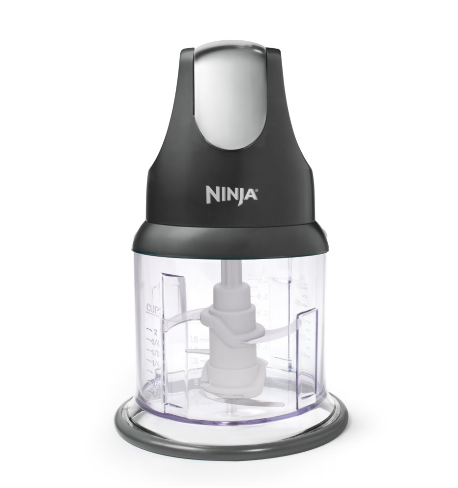 Ninja Express Chop 2 Cup Food Chopper One Touch Pulse NJ100 Gray gallery