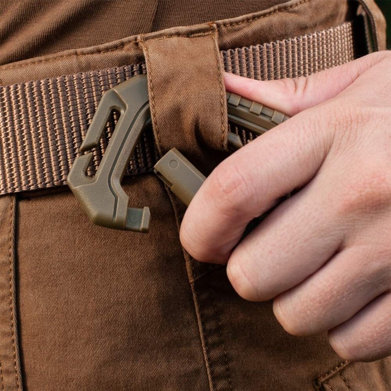 Tactical D-Type Carabiner with Molle Clip for Backpack Outdoor Climbing gallery