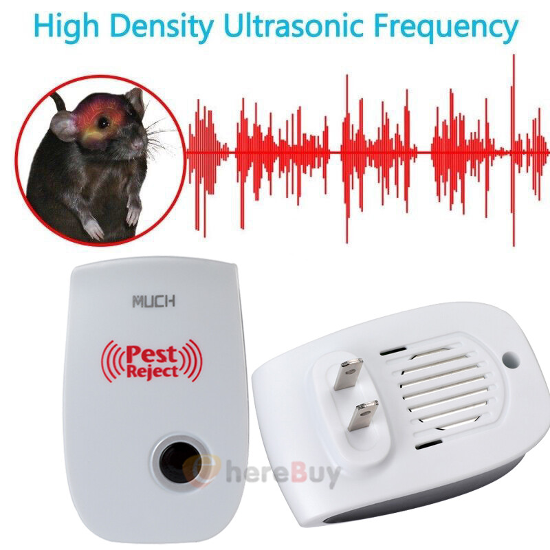 6 Pack Ultrasonic Plug In Pest Repeller Deter Mouse/Mice/Rat/Insect Repellent~US gallery