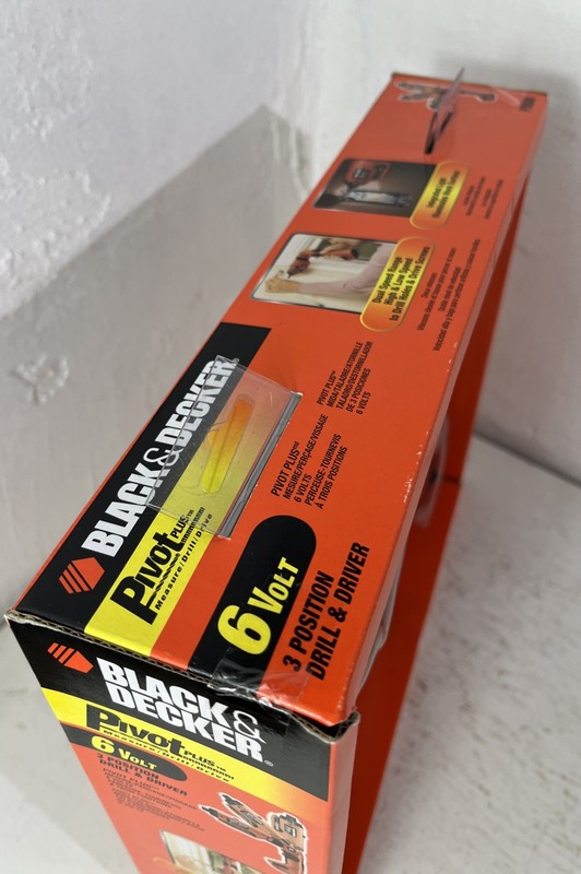 BLACK & DECKER Pivot Plus 6V MAX 3 Position Drill Driver (PD600) FACTORY SEALED gallery
