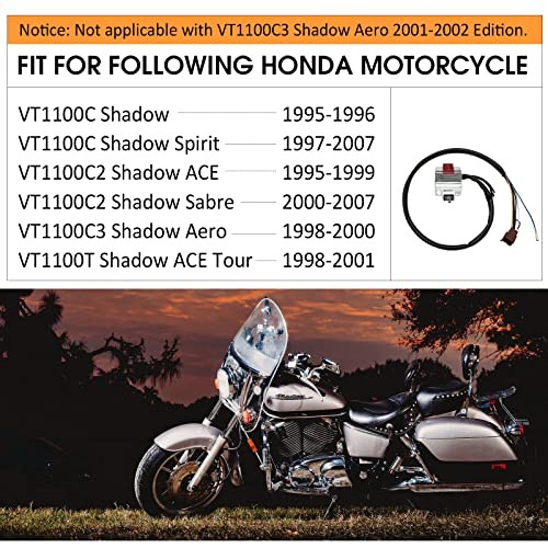 Right Start Stop Kill Control Switch for Honda Shadow 1100 VT1100 1995-2007 gallery