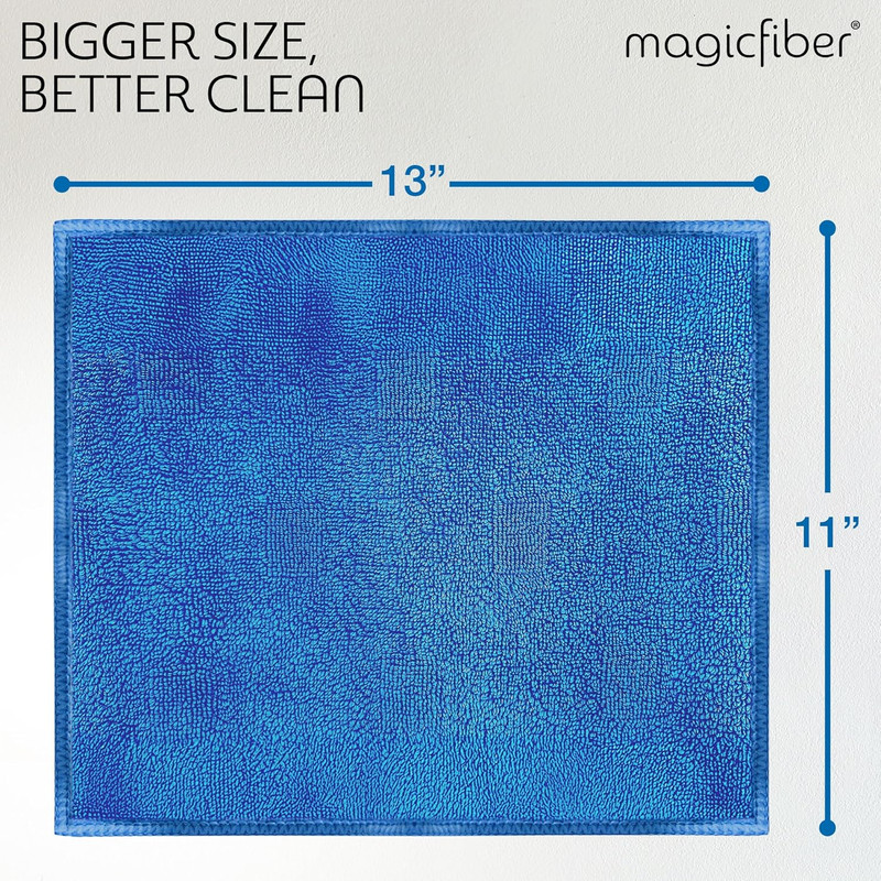 Microfiber Cleaning Cloths 12 Pack Large 13x11 Absorbent Lint Free Towels gallery