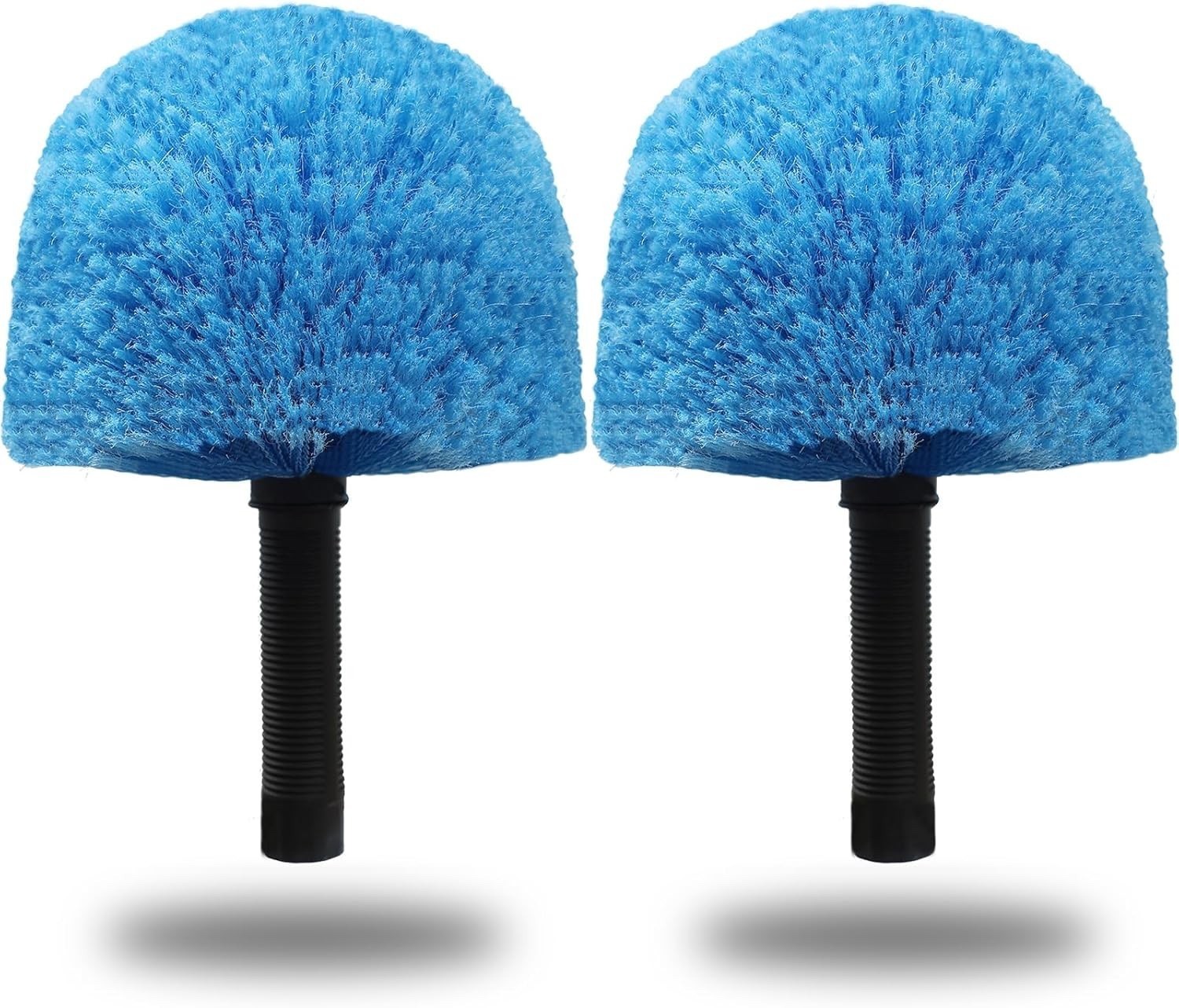 2 Pack Robust Cobweb Duster Head Brush – Superior Twist-On Web Cleaning Blue gallery