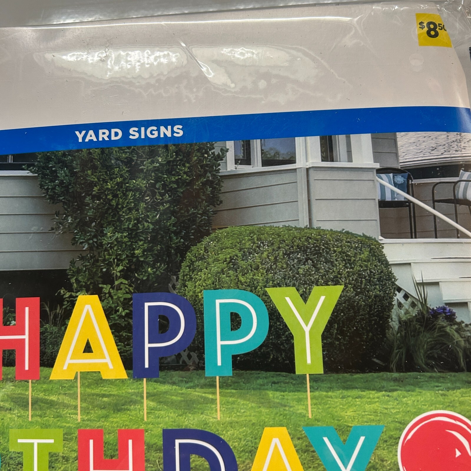 New In Original Packaging 321 PARTY "HAPPY BIRTHDAY" YARD SIGN gallery