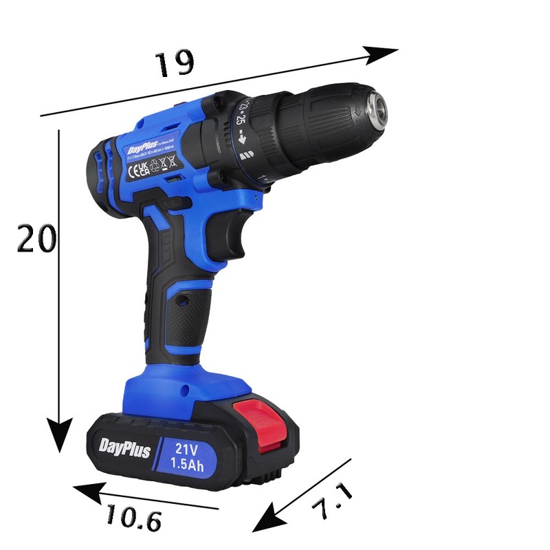 21-Volt drill 2 Speed Electric Cordless Drill/Driver Screwdriver Bits Set -Cheap gallery