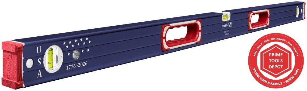 STABILA Type 196 Patriot Series Level Set 48 in & 16 in Limited Edition 37250S gallery