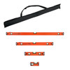 4Pc Magnetic Torpedo Level Set 4/12/24/40in Aluminum Box Beam Green Vials gallery