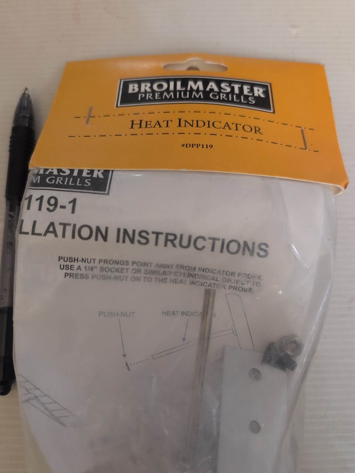 Broilmaster Grill DPP119 - S/s Heat Indicator BA10 gallery