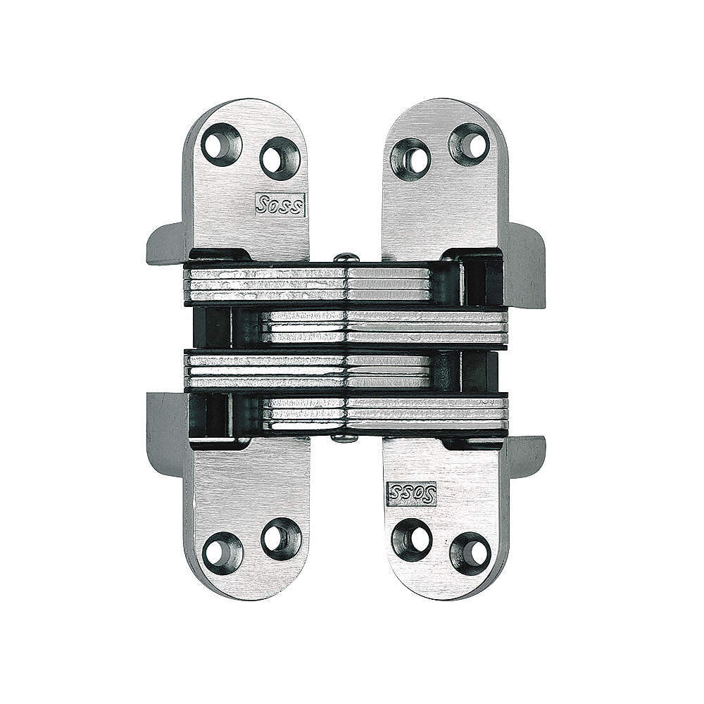 SOSS 218US26D Hinge,Invisible,Satin Chrome,4 5/8 In 4DNN7 gallery