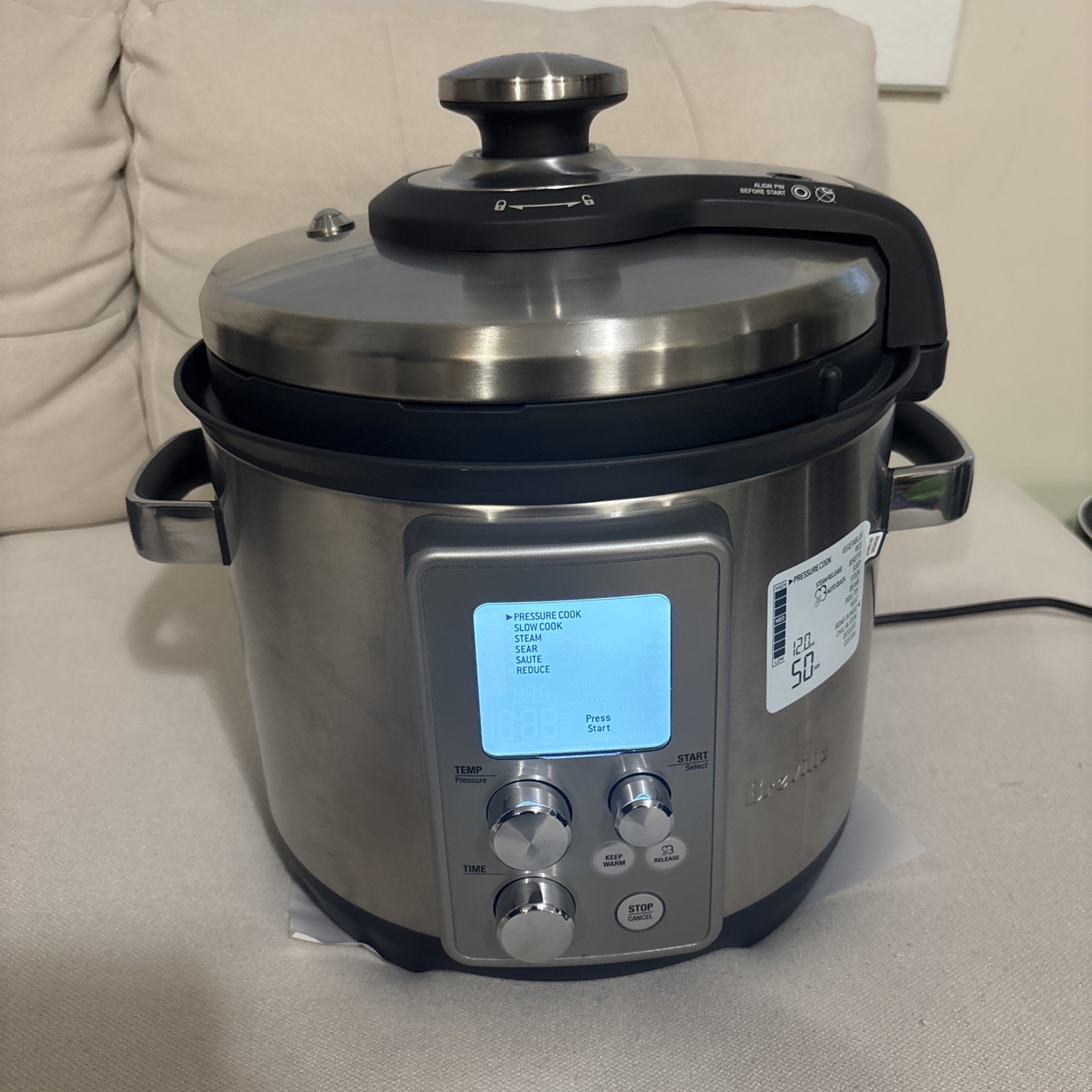 Breville The Fast Slow Pro Multi-Cooker BPR700 Stainless Steel 6 Quart 1100W gallery