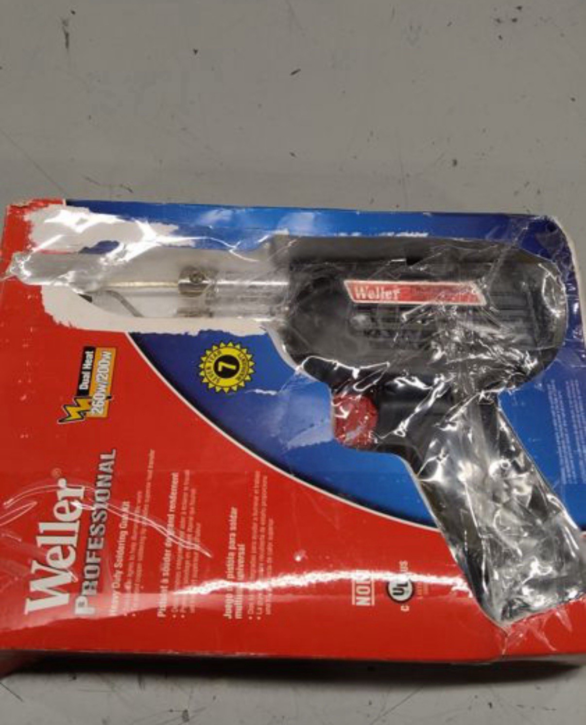 Vintage Weller D550PK Soldering Gun Kit 260/200 Watts gallery