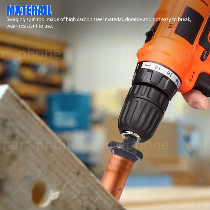 5x Swaging Tool Drill Bit Set Air Conditioner Tube Expander Copper Pipe Flaring gallery