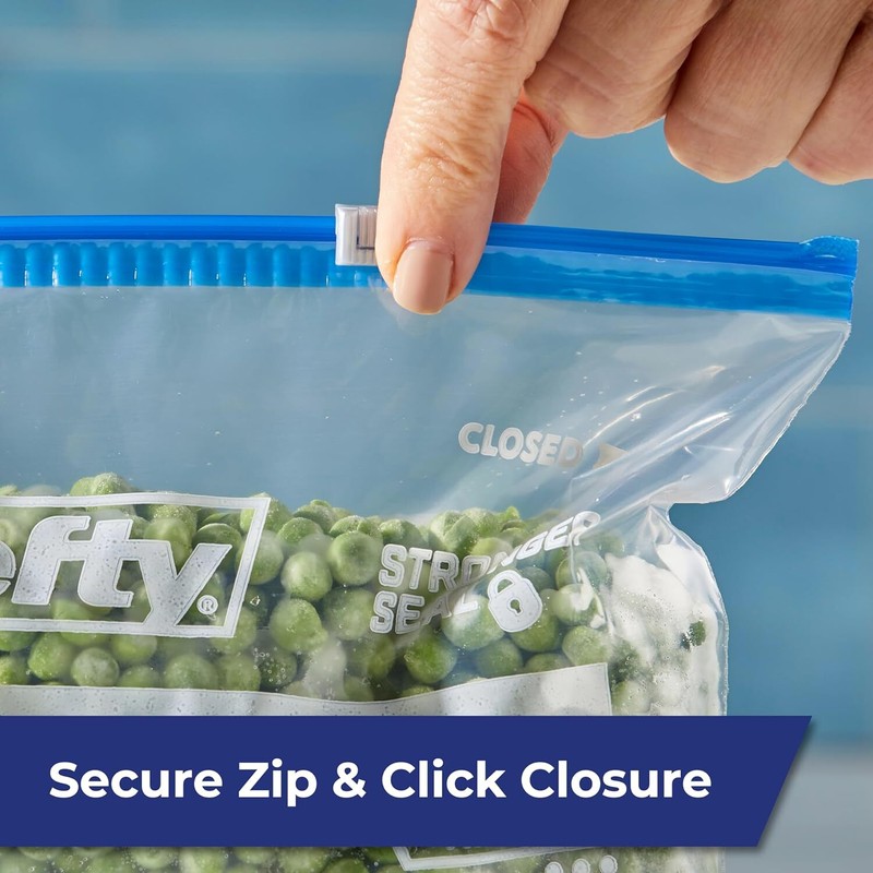 Hefty Slider Freezer Bags 56 Count Gallon Size Bpa Free Food Storage Bags gallery