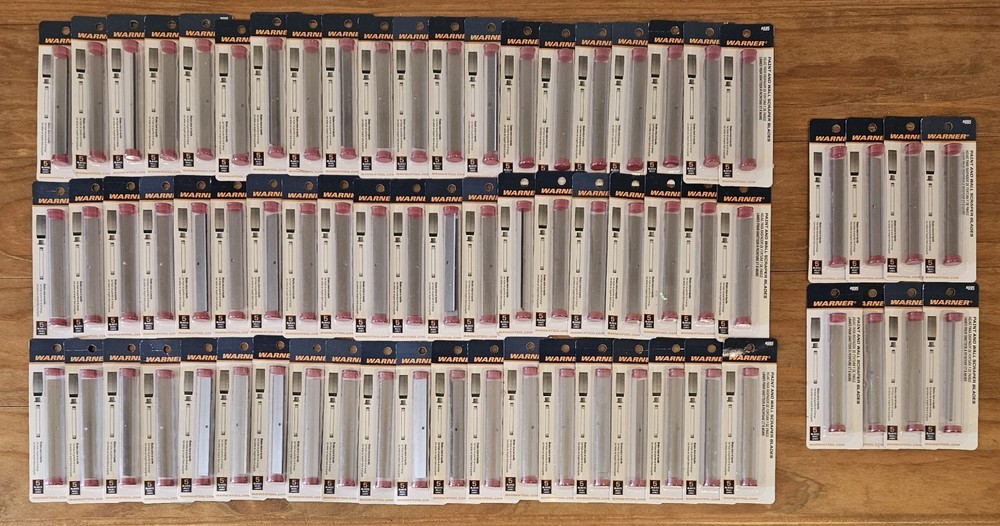 Warner 695 4" Paint & Wall Scraper Replacement Blades Bulk Lot 68 Packs