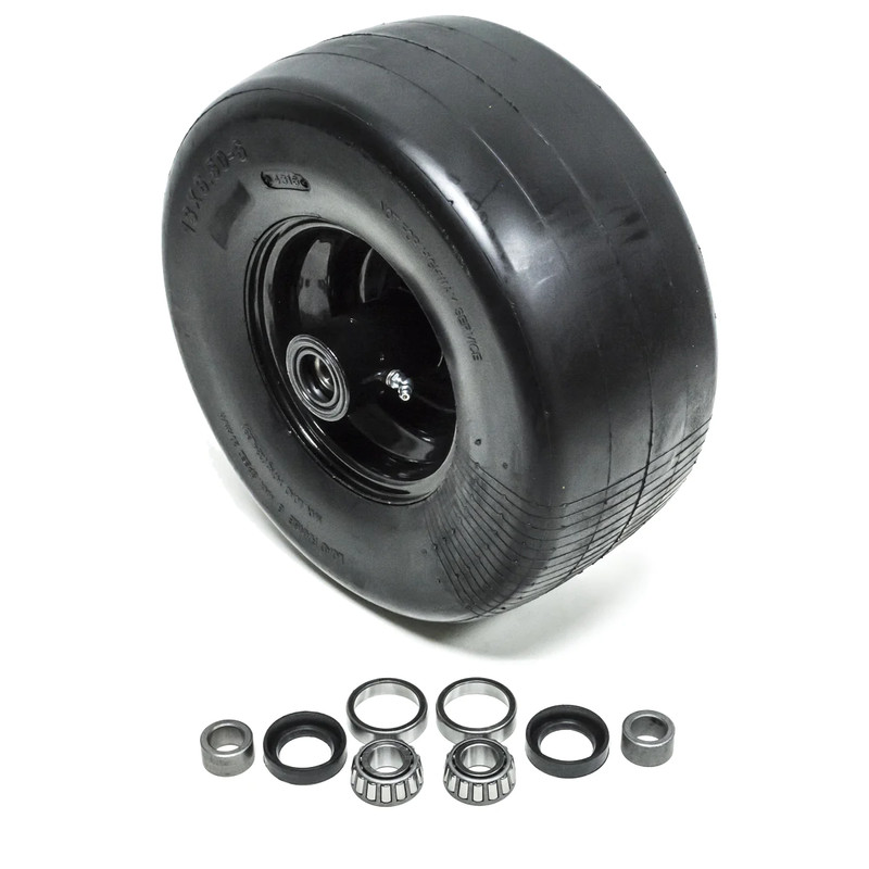 2PK Front Solid Tire Assembly 13X6.5-6 Flat Free Caster Wheel Fits Scag 482504 gallery