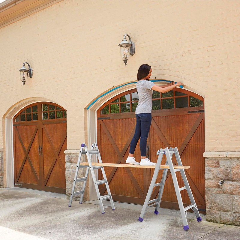Cosco Articulating Multi-Position Ladder, 18ft., Model# 20918T1ASN gallery