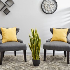 2.5’ Sansevieria Snake Artificial Plant Home Decor. Retail $104