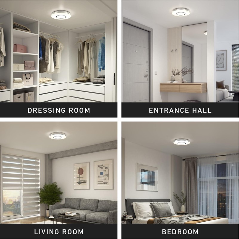 Horizon LED Ceiling Light Fixture Offer a Brightness of 1800 Lumens with Sele... gallery