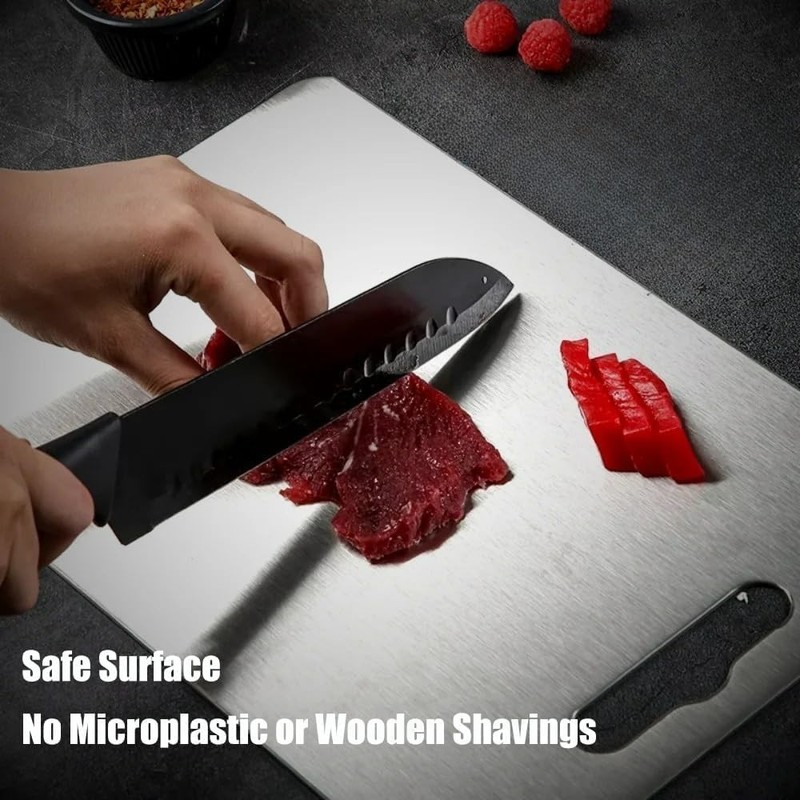 Titanium Cutting Boards for Kitchen Double Sided Non Toxic Durable 12"L x 9"W gallery