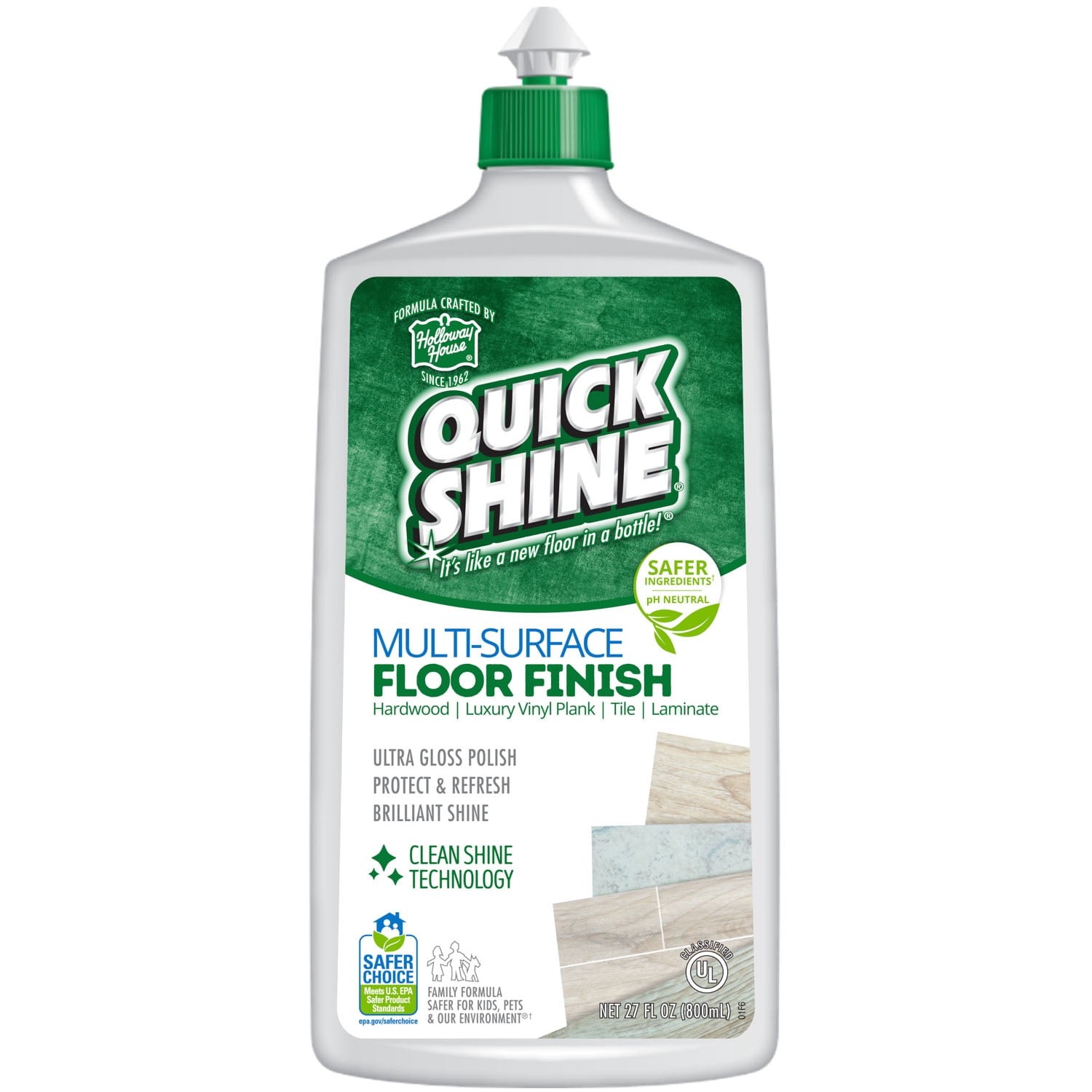 Multi-Surface Floor Finish, PFAS-Free Formula, All Purpose Household, 27 fl oz gallery