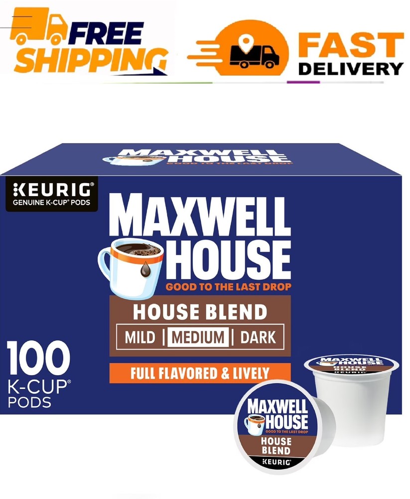 Maxwell House House Blend Medium K-Cup Coffee Pods 100 ct.