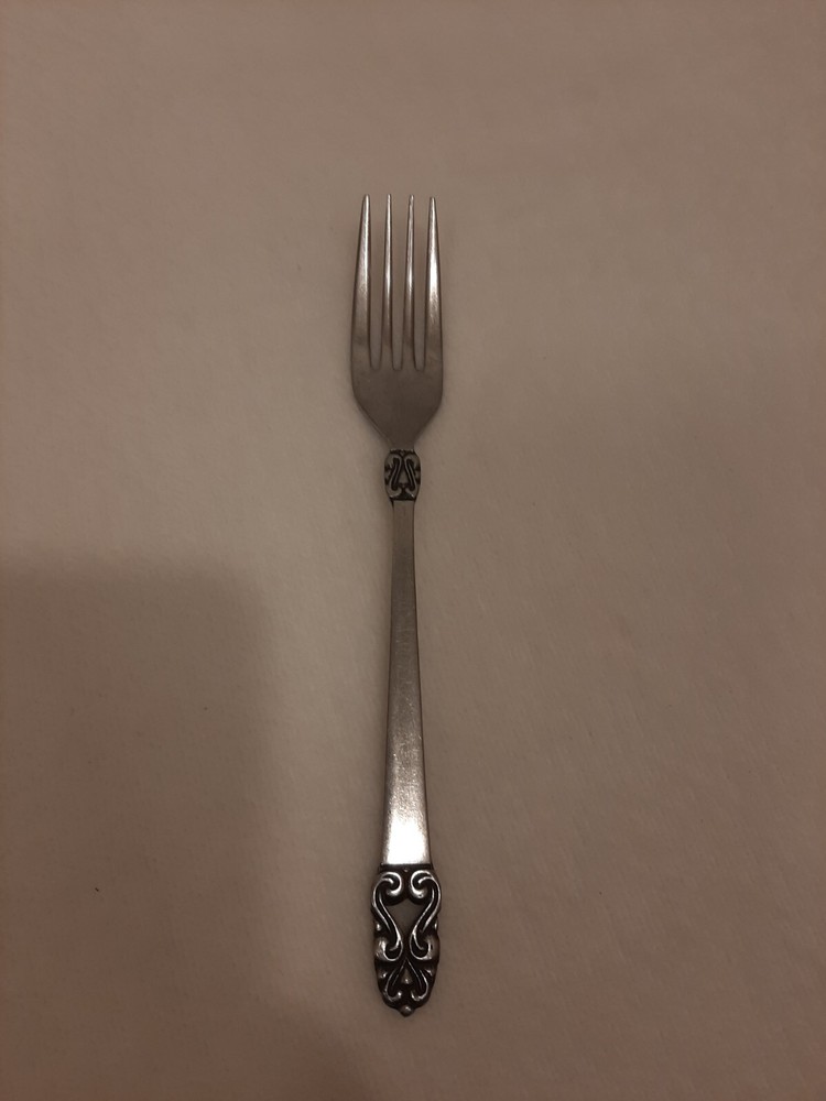 Grace Stainless Steel Silverware Symphony Japan Dinner Fork 7 3/4 Inches Vintage