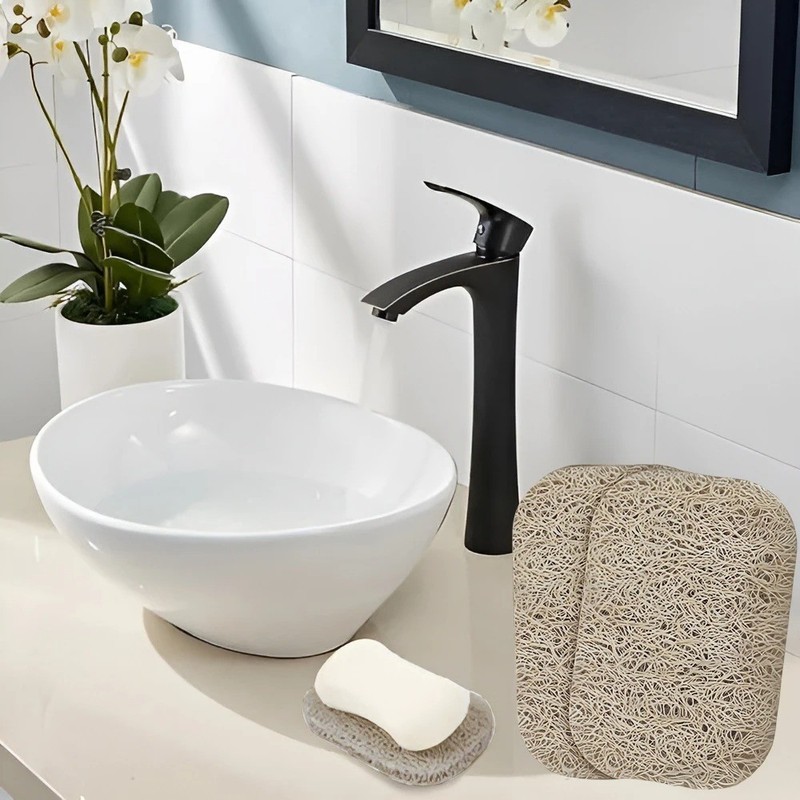 Soap Holder Pads, Non-Slip Soap Bar Savers Self-Draining Soap Lifting Pads for gallery