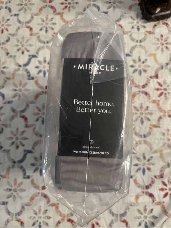 Miracle Made Self-Cooling Self-Cleaning Luxe Sheets Set Charcoal Gray Size QUEEN gallery