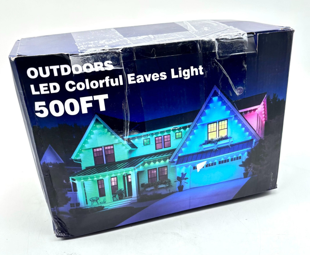 NEW Outdoors LED Colorful Eaves Light - 500 Feet (RGB Multicolor)
