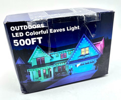 NEW Outdoors LED Colorful Eaves Light – 500 Feet (RGB Multicolor)