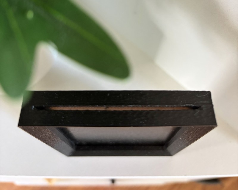 Custom 3D Printed ACEO Display Frame Black | Fits Standard 2.5x3.5 ACEOs gallery